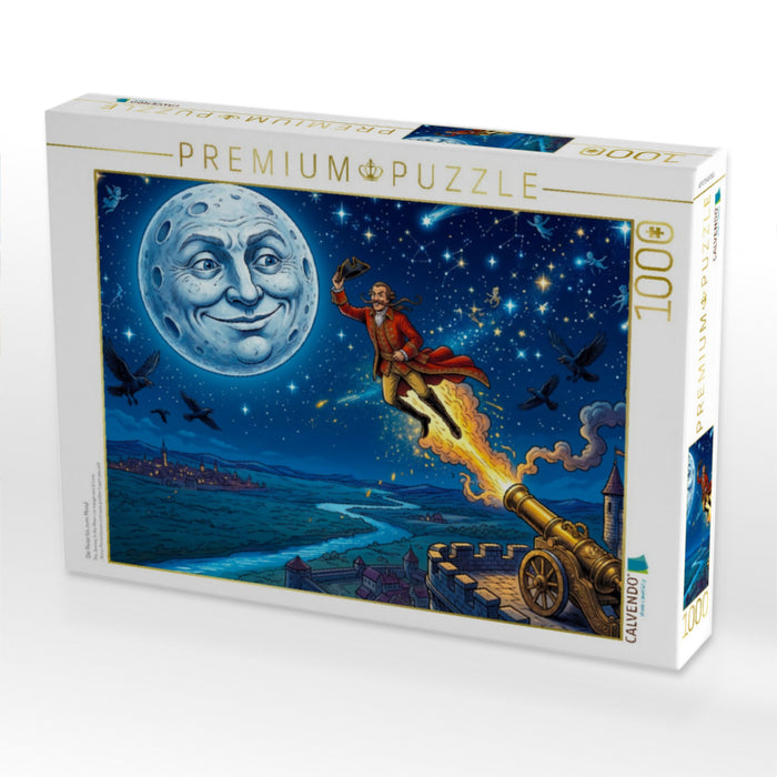 Die Reise bis zum Mond - CALVENDO Foto-Puzzle'