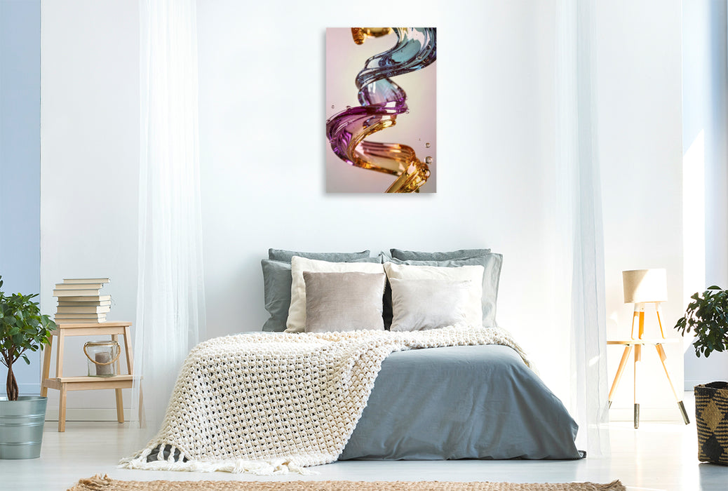Premium Textil-Leinwand Schwerelos. Formvollendet.
