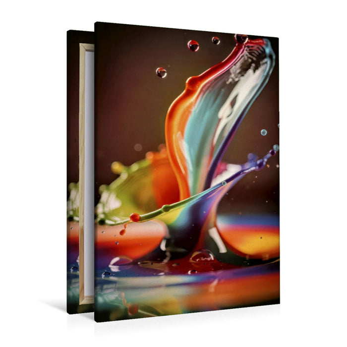 Premium Textil-Leinwand Wenn Physik zur Kunst wird.
