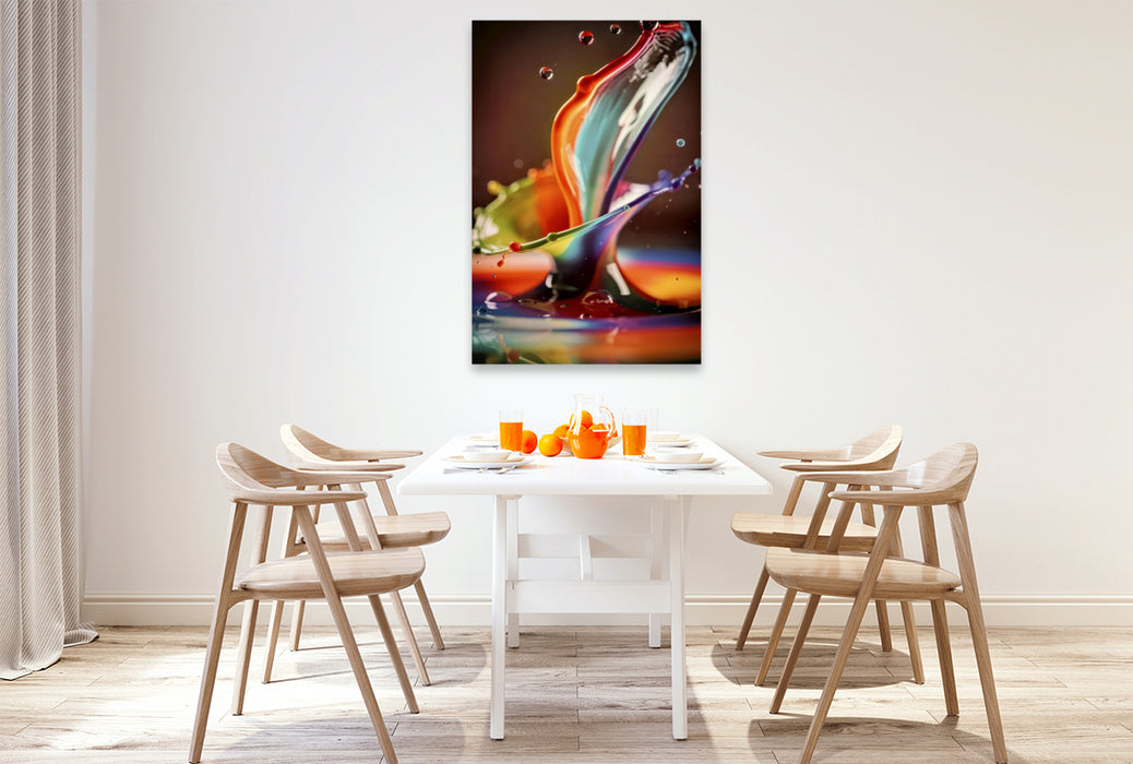 Premium Textil-Leinwand Wenn Physik zur Kunst wird.