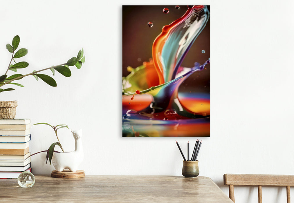 Premium Textil-Leinwand Wenn Physik zur Kunst wird.