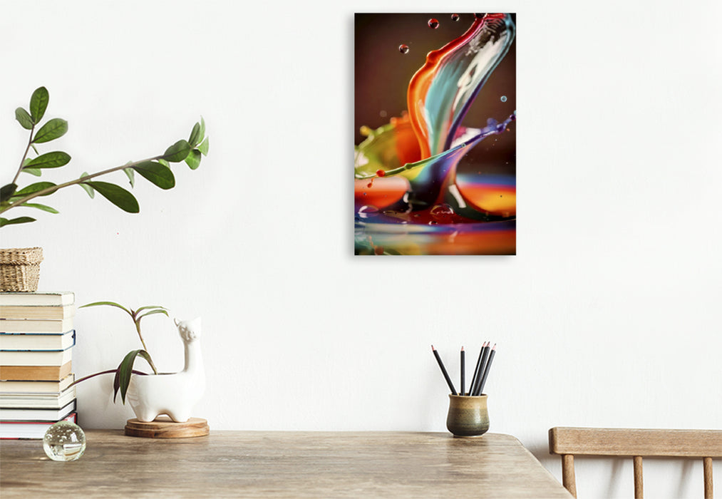 Premium Textil-Leinwand Wenn Physik zur Kunst wird.