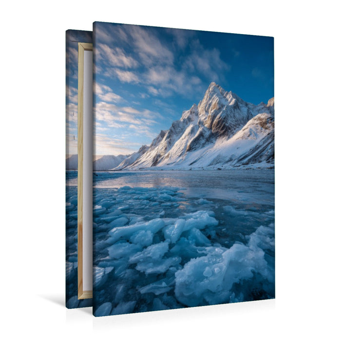 Premium Textil-Leinwand Norwegen – Geirangerfjord