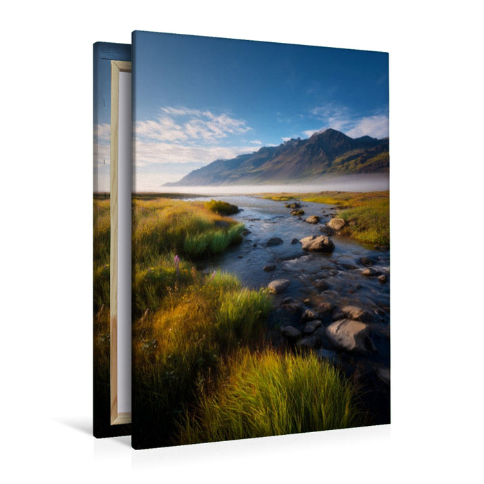 Premium Textil-Leinwand Island – Hochland von Landmannalaugar