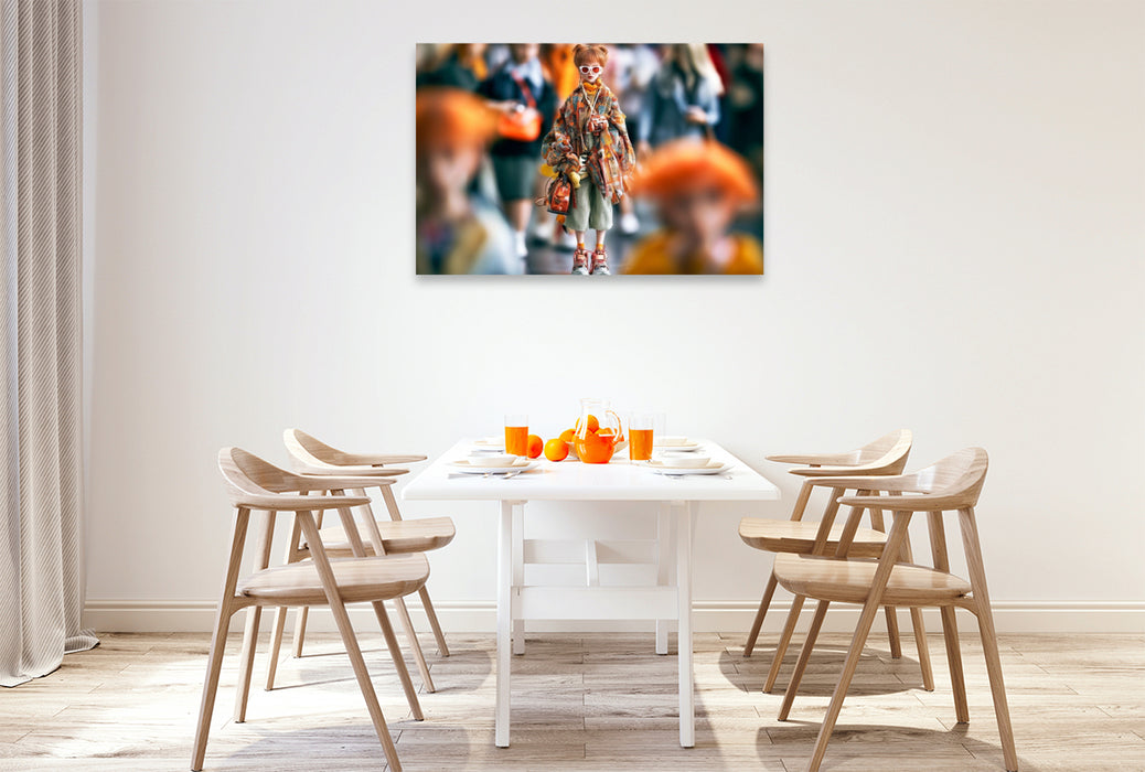 Premium Textil-Leinwand Street Photography Moment