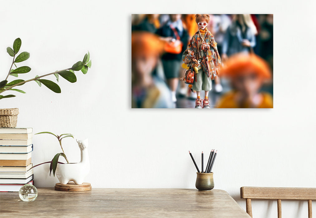 Premium Textil-Leinwand Street Photography Moment