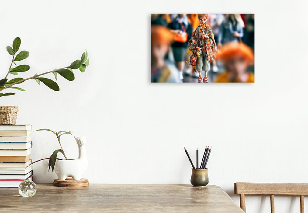 Premium Textil-Leinwand Street Photography Moment
