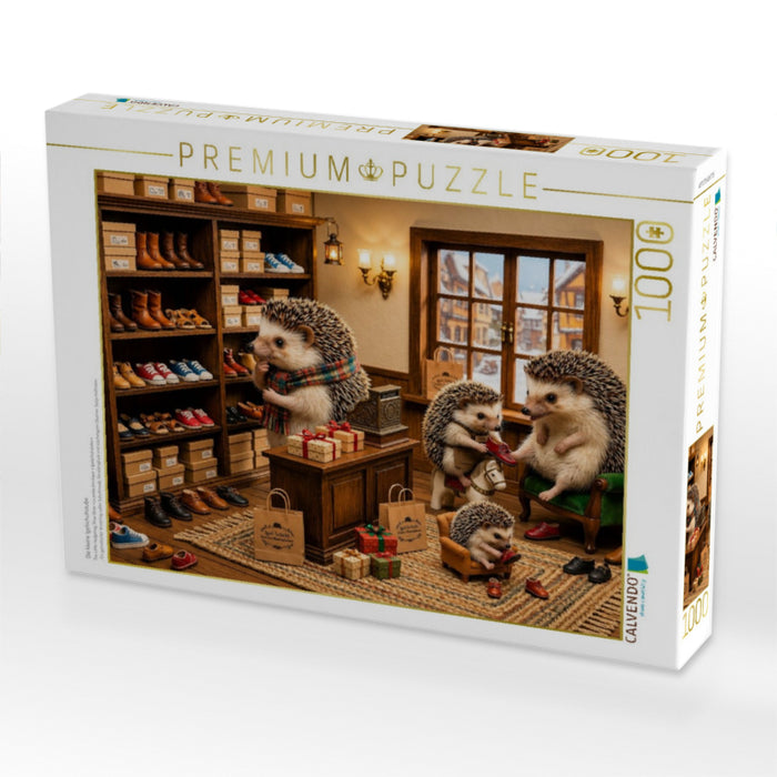 Die kleine Igelschuhstube - CALVENDO Foto-Puzzle'