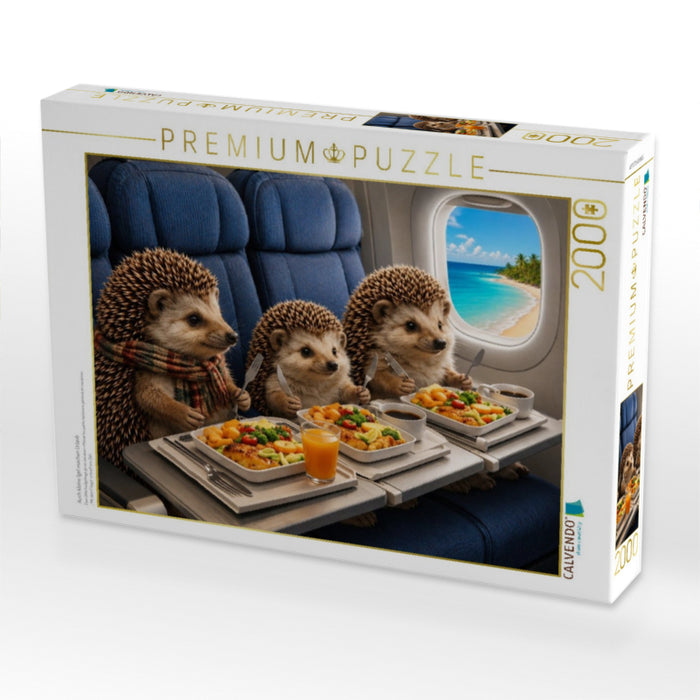 Auch kleine Igel machen Urlaub - CALVENDO Foto-Puzzle'