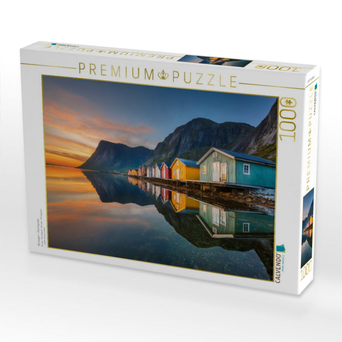 Norwegen – Henningsvær - CALVENDO Foto-Puzzle'