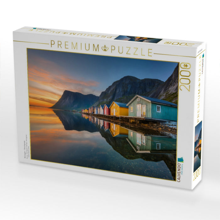 Norwegen – Henningsvær - CALVENDO Foto-Puzzle'