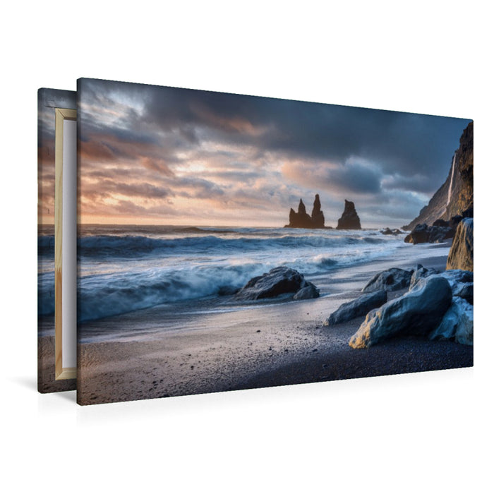 Premium Textil-Leinwand Island – Reynisfjara