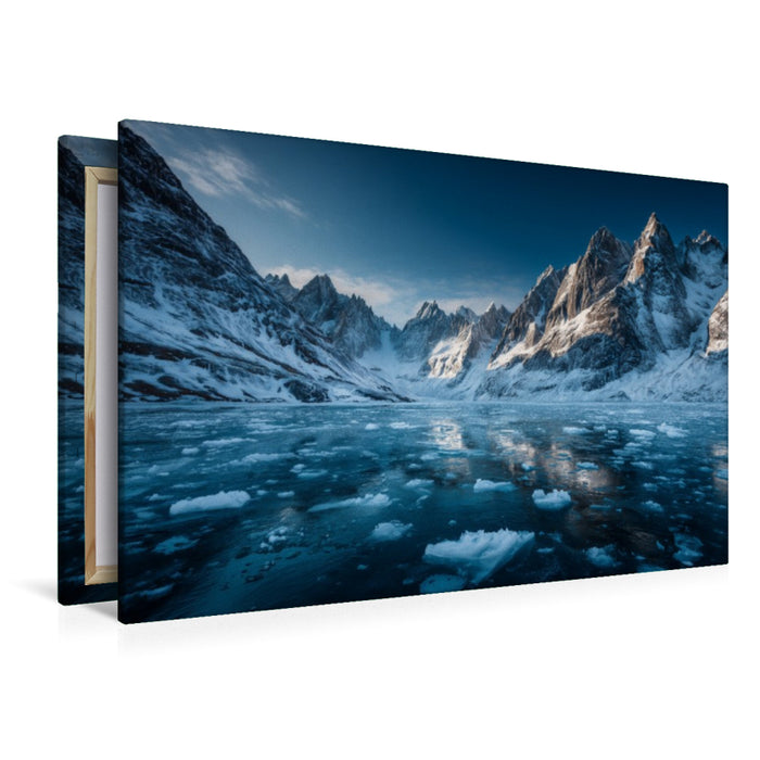 Premium Textil-Leinwand Ein Motiv aus dem Kalender Magie des Nordens