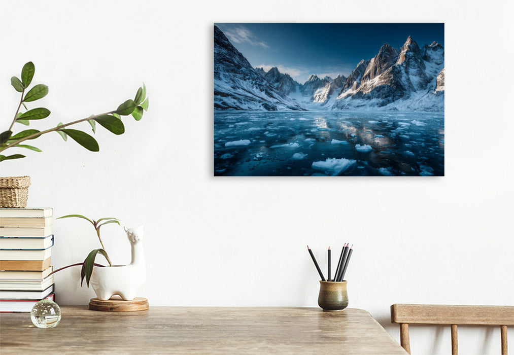 Premium Textil-Leinwand Ein Motiv aus dem Kalender Magie des Nordens