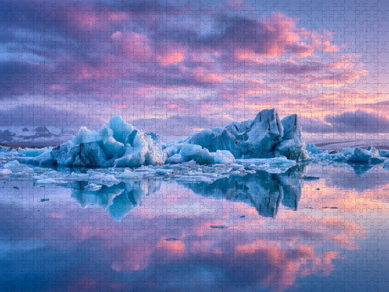 Island – Jökulsárlón Gletscherlagune - CALVENDO Foto-Puzzle'