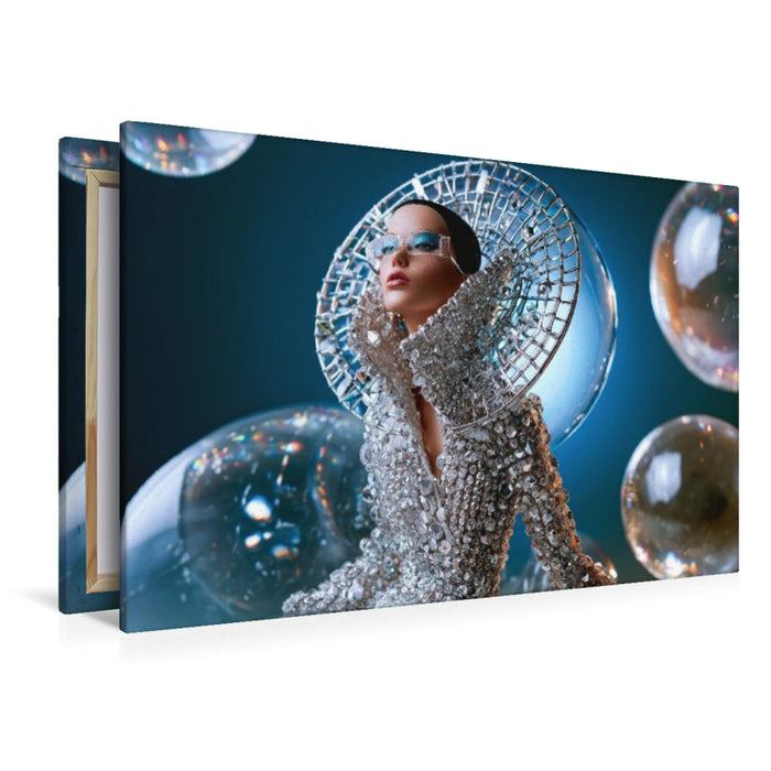 Premium Textil-Leinwand Kristallzauberin