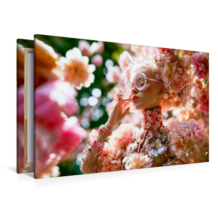 Premium Textil-Leinwand Frühlingsfee