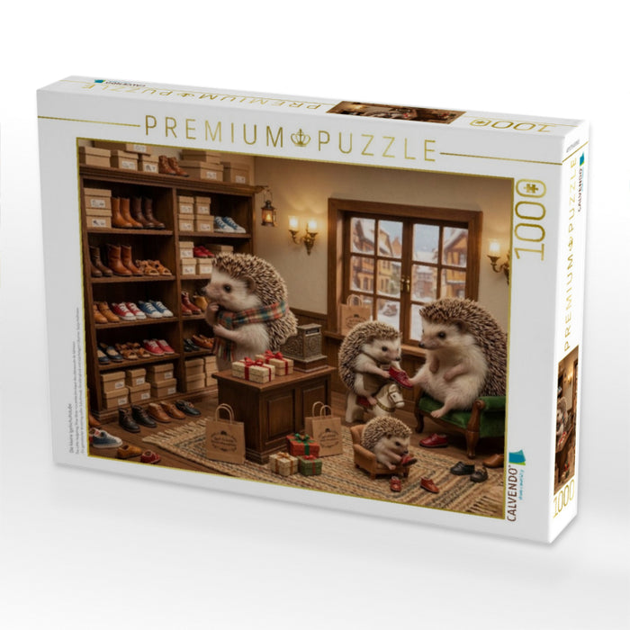 Die kleine Igelschuhstube - CALVENDO Foto-Puzzle'