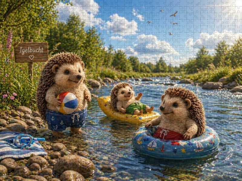 Sommer in der Igelbucht - CALVENDO Foto-Puzzle'