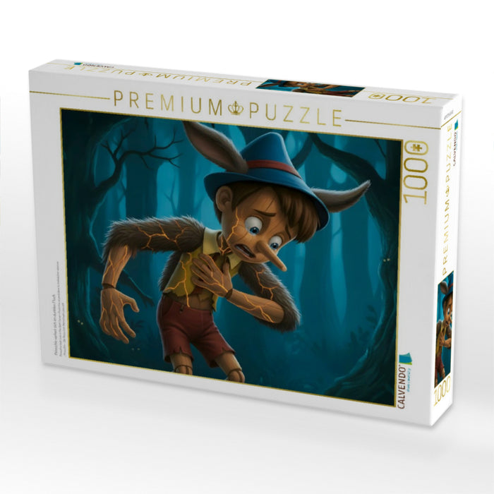 Pinocchio verliert sich im dunklen Fluch - CALVENDO Foto-Puzzle'