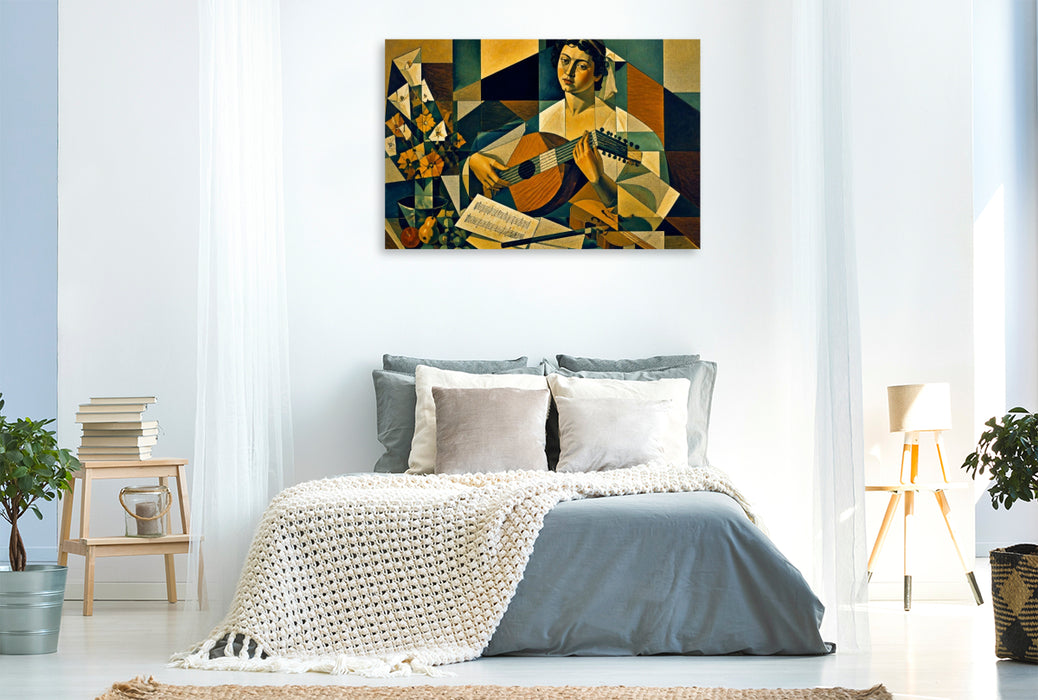Premium Textil-Leinwand Rhythmus der Saiten