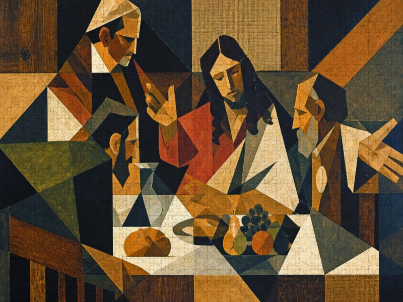 Gefüge des Emmausmahls - CALVENDO Foto-Puzzle'