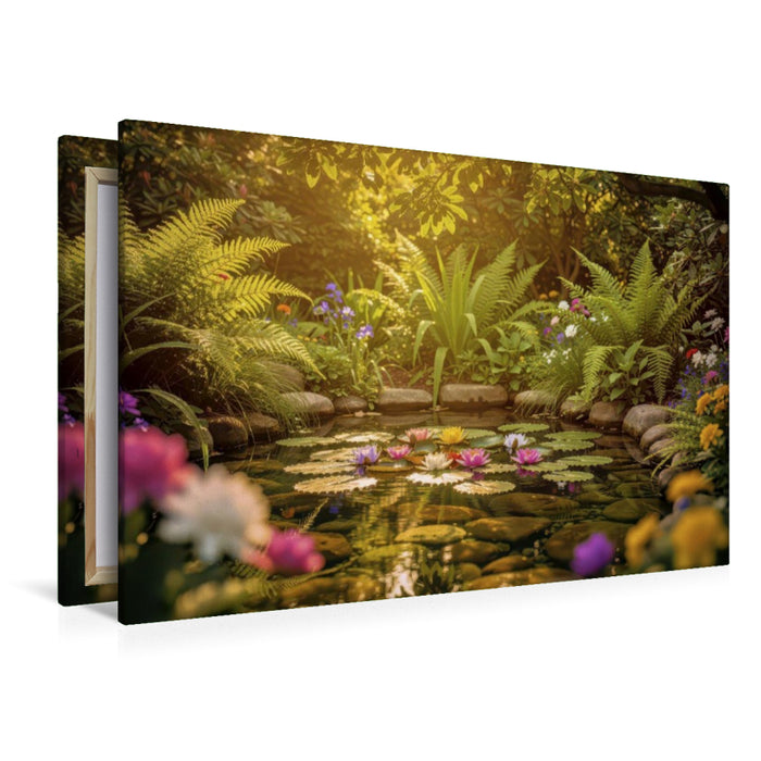 Premium Textil-Leinwand Pure Entspannung im Blick.