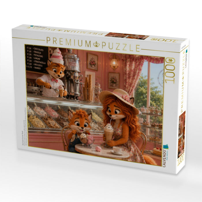 Das beste Eis der Stadt - CALVENDO Foto-Puzzle'