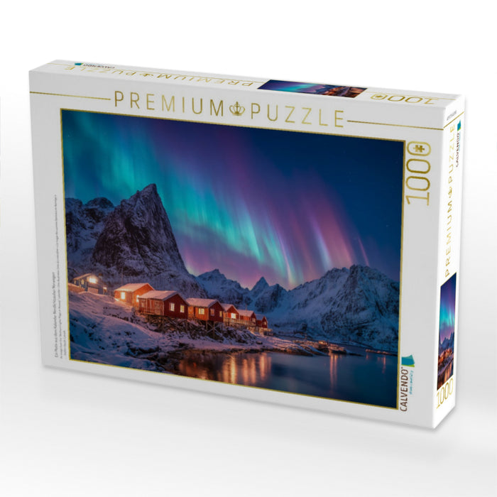 Ein Motiv aus dem Kalender Nordlichtzauber Norwegen - CALVENDO Foto-Puzzle'