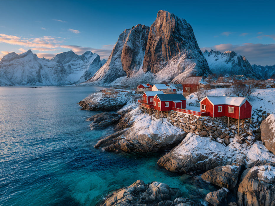Ein Motiv aus dem Kalender Nordlichtzauber Norwegen - CALVENDO Foto-Puzzle'