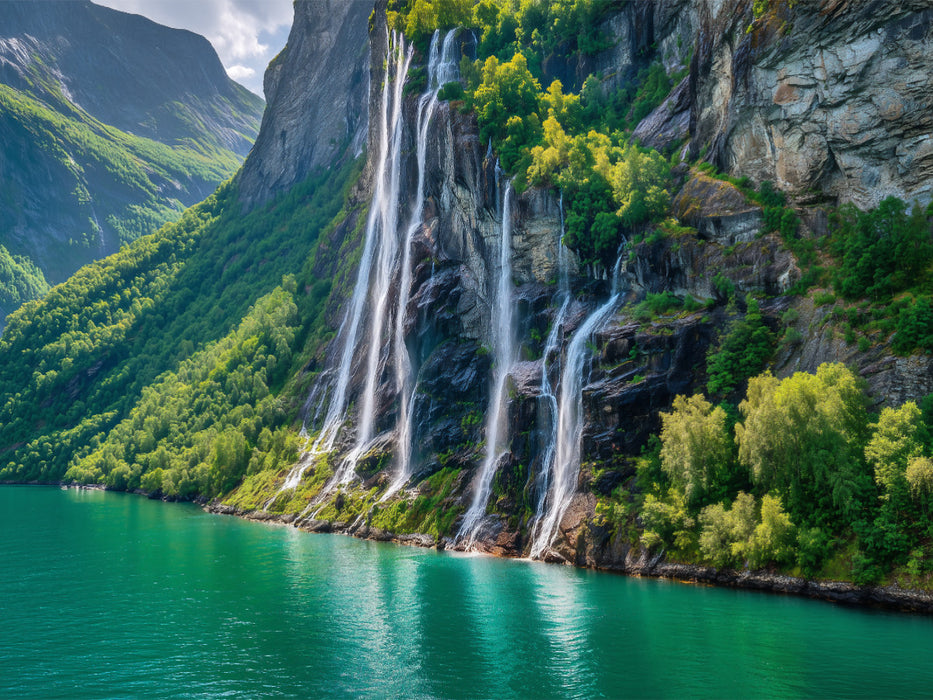 Geirangerfjord, Welterbe - CALVENDO Foto-Puzzle'
