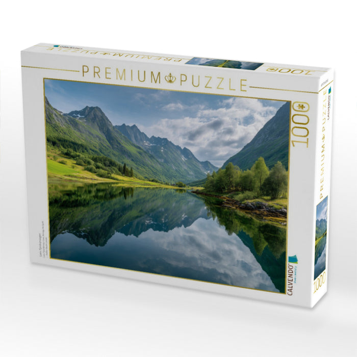 Loen, Fjordnorwegen - CALVENDO Foto-Puzzle'