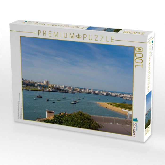 Segelboote im Hafen von Portimão - CALVENDO Foto-Puzzle'