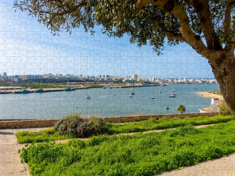 Blick auf Portimão - CALVENDO Foto-Puzzle'