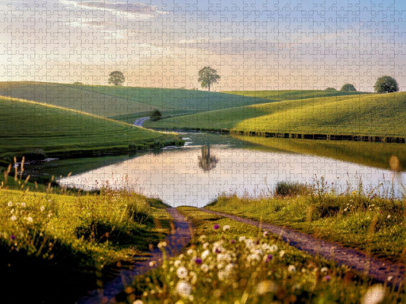 Ein Hauch von Unendlichkeit — Wo Horizonte fließen. - CALVENDO Foto-Puzzle'