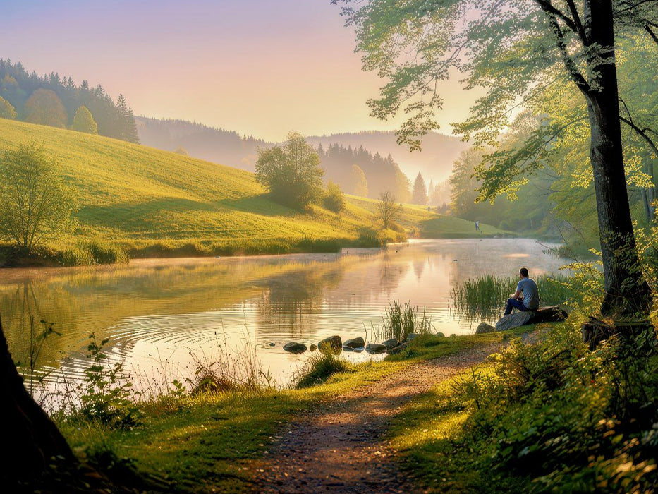 Wo Natur zur stillen Kraftquelle wird. - CALVENDO Foto-Puzzle'