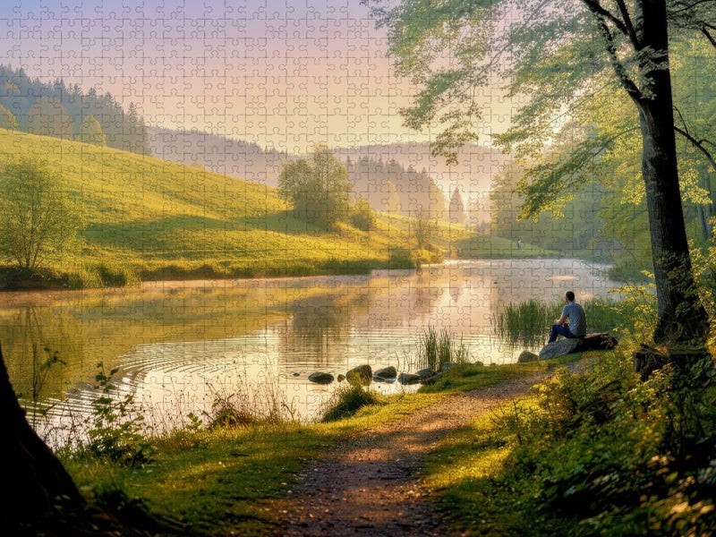 Wo Natur zur stillen Kraftquelle wird. - CALVENDO Foto-Puzzle'