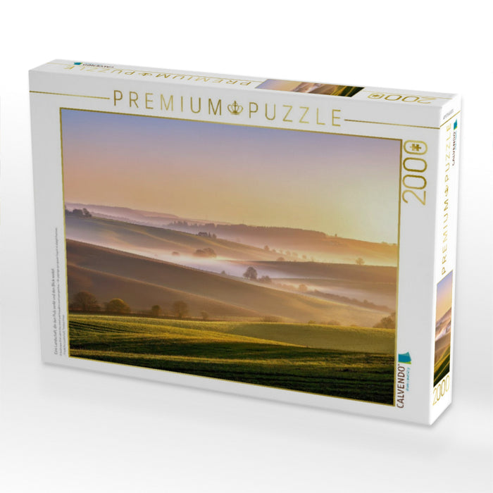 Eine Landschaft, die den Puls senkt und den Blick weitet. - CALVENDO Foto-Puzzle'