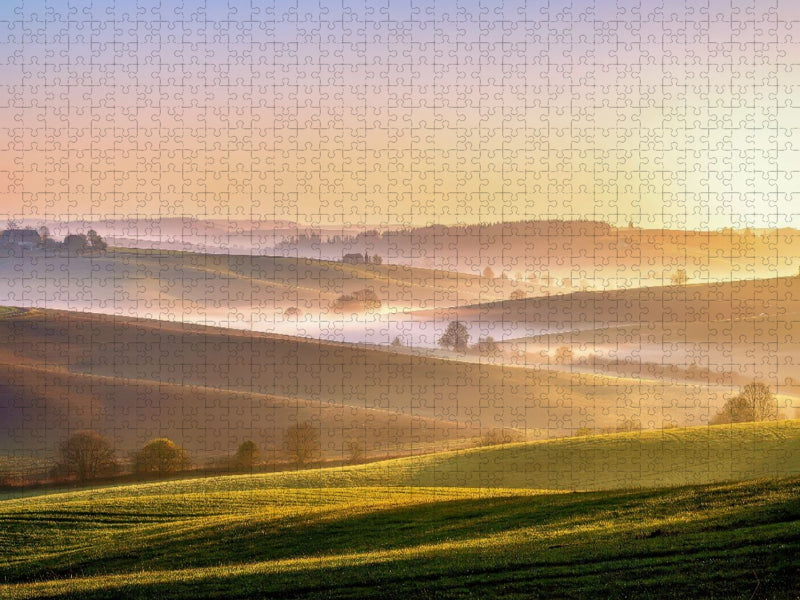 Eine Landschaft, die den Puls senkt und den Blick weitet. - CALVENDO Foto-Puzzle'