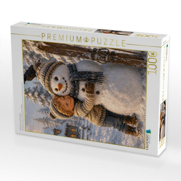 Winterzauber im Schneeglück - CALVENDO Foto-Puzzle'