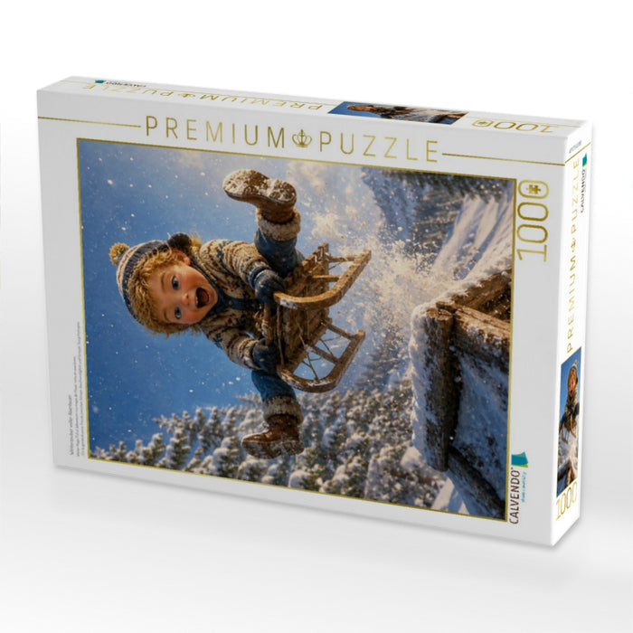 Winterzauber voller Abenteuer - CALVENDO Foto-Puzzle'