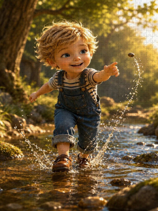 Kleine Abenteuer im Sonnenlicht - CALVENDO Foto-Puzzle'