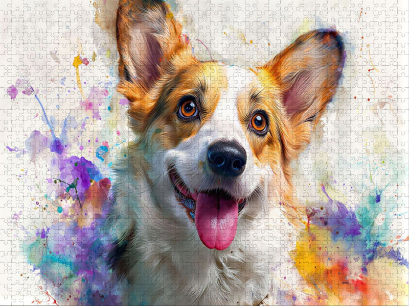 Farbexplosion - CALVENDO Foto-Puzzle'