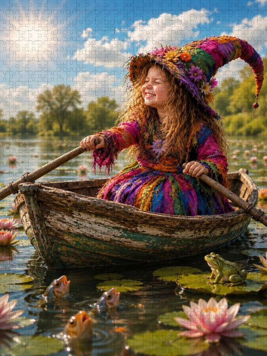 Märchenhafte Bootsfahrt - CALVENDO Foto-Puzzle'