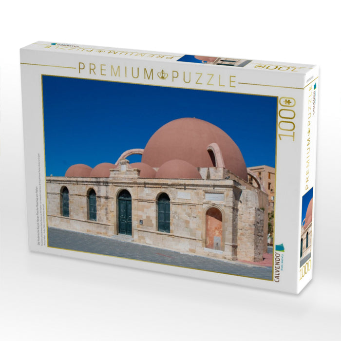Die historische Küçük Hasan Pascha Moschee am Hafen - CALVENDO Foto-Puzzle'
