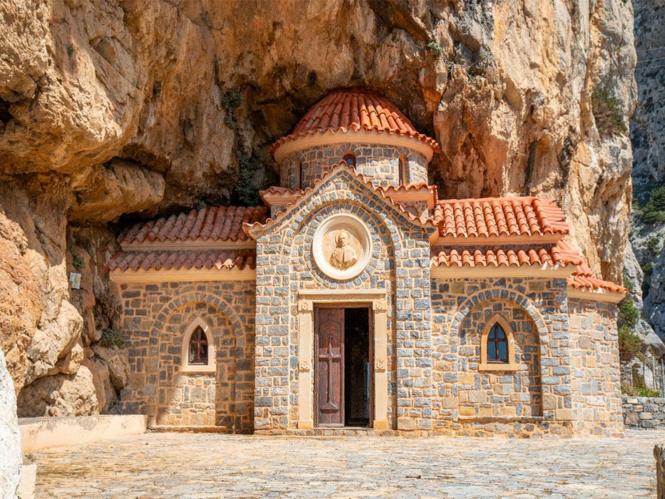 Die Agios Nikolaos Kirche in der Kotsifou-Schlucht - CALVENDO Foto-Puzzle'