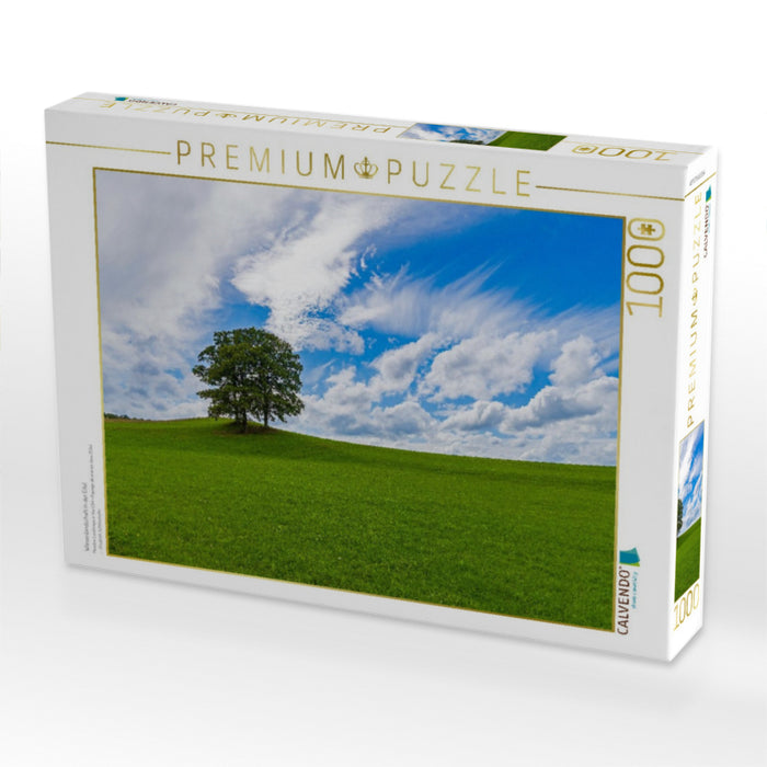 Wiesenlandschaft in der Eifel - CALVENDO Foto-Puzzle'