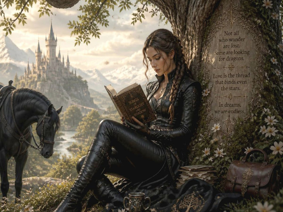 Bound by Love and Dragons - CALVENDO Foto-Puzzle'