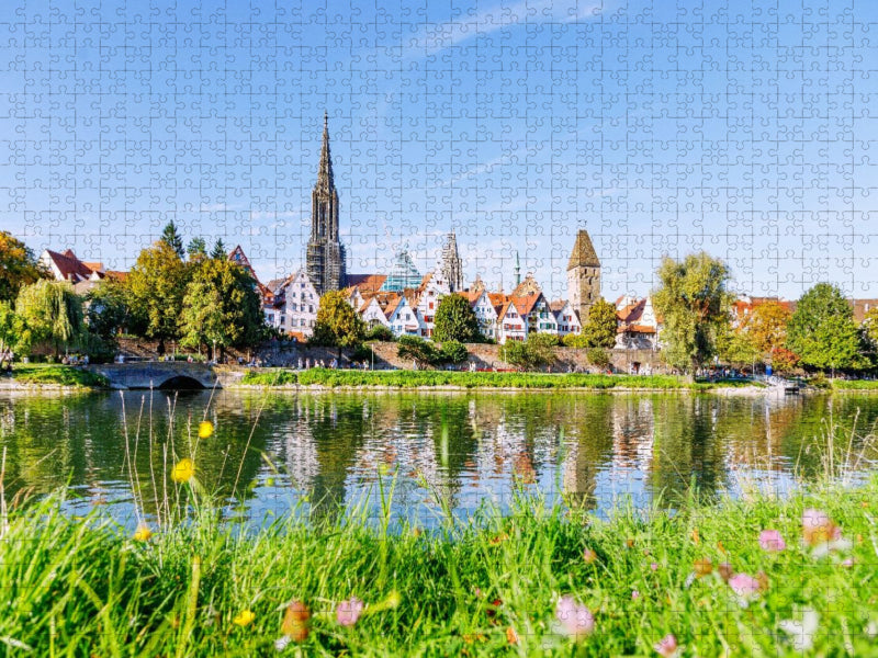 Schöne Donaustadt Ulm - CALVENDO Foto-Puzzle'