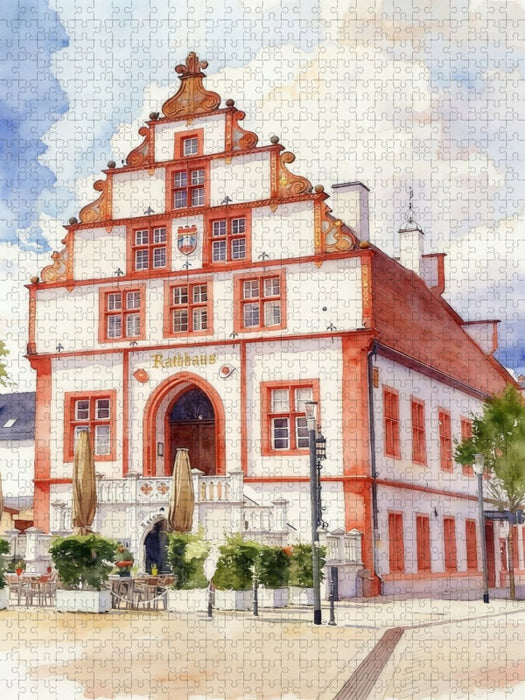 Rathaus Bad Salzuflen - CALVENDO Foto-Puzzle'